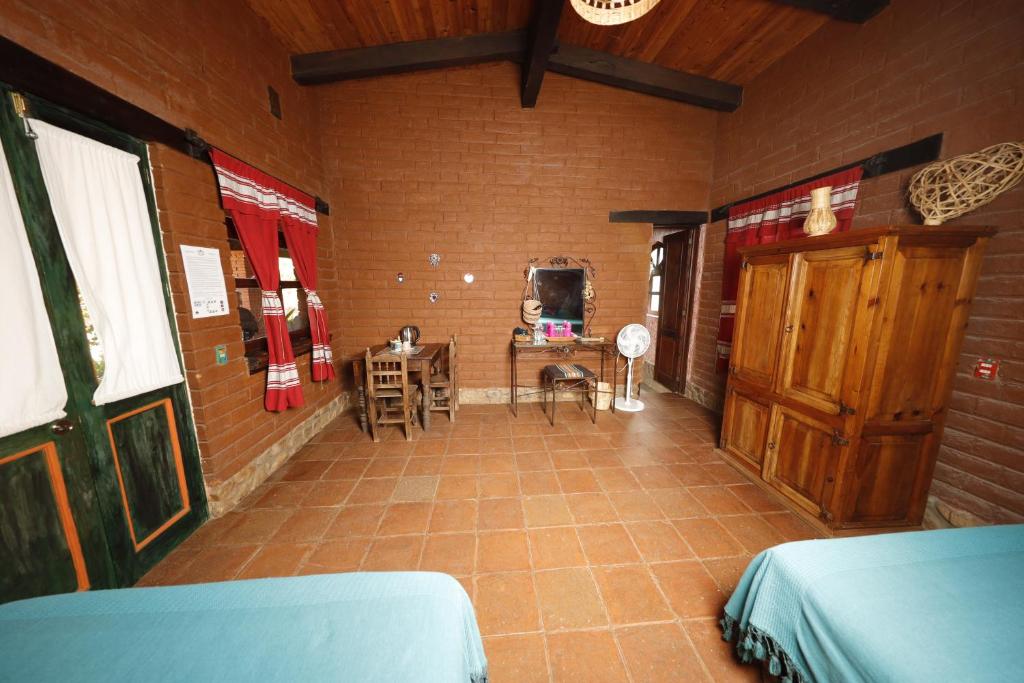 Huayápam Yù'ú Lodge - Doppelzimmer Mit Zwei Doppelbetten