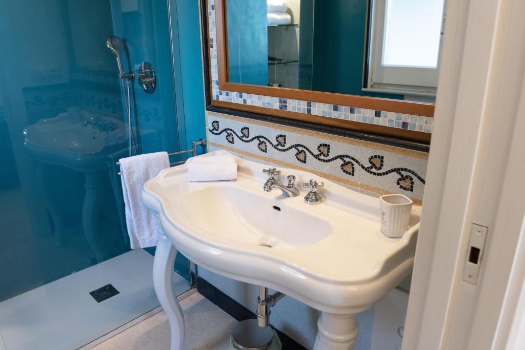 Koupelna v ubytování B&B Caporivo