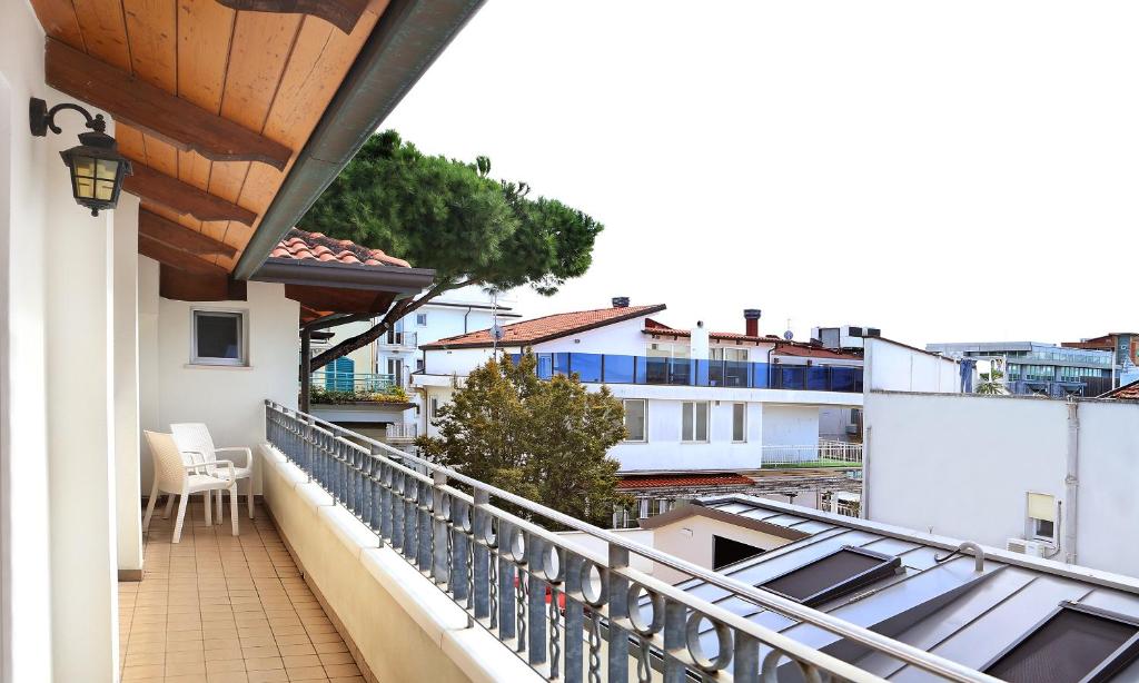Balkón nebo terasa v ubytování Hotel Edera - in pieno Centro a pochi passi dal Mare