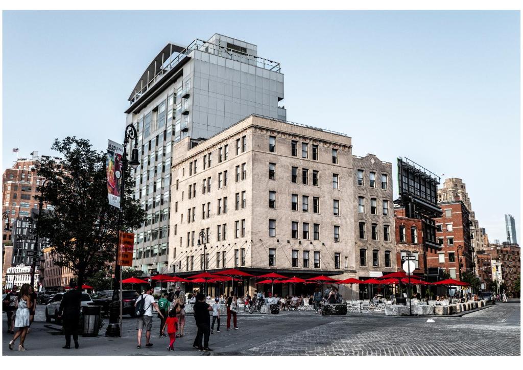 Nespecifikovaný výhled na destinaci New York nebo výhled na město při pohledu z hotelu