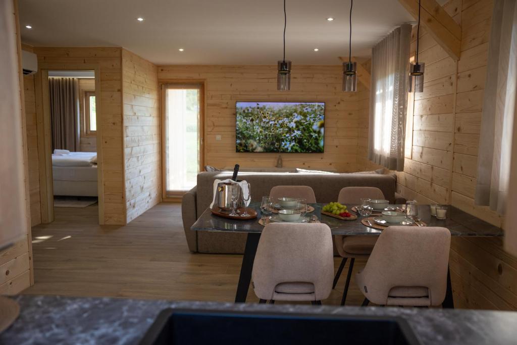 Posezení v ubytování Martinova izba - Family Bungalows