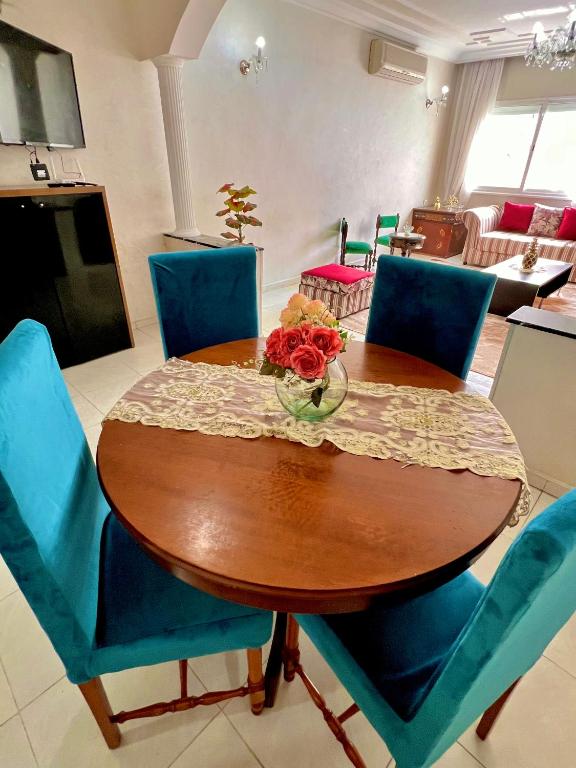 Posezení v ubytování Appartement Central Rabat Tour Hassan
