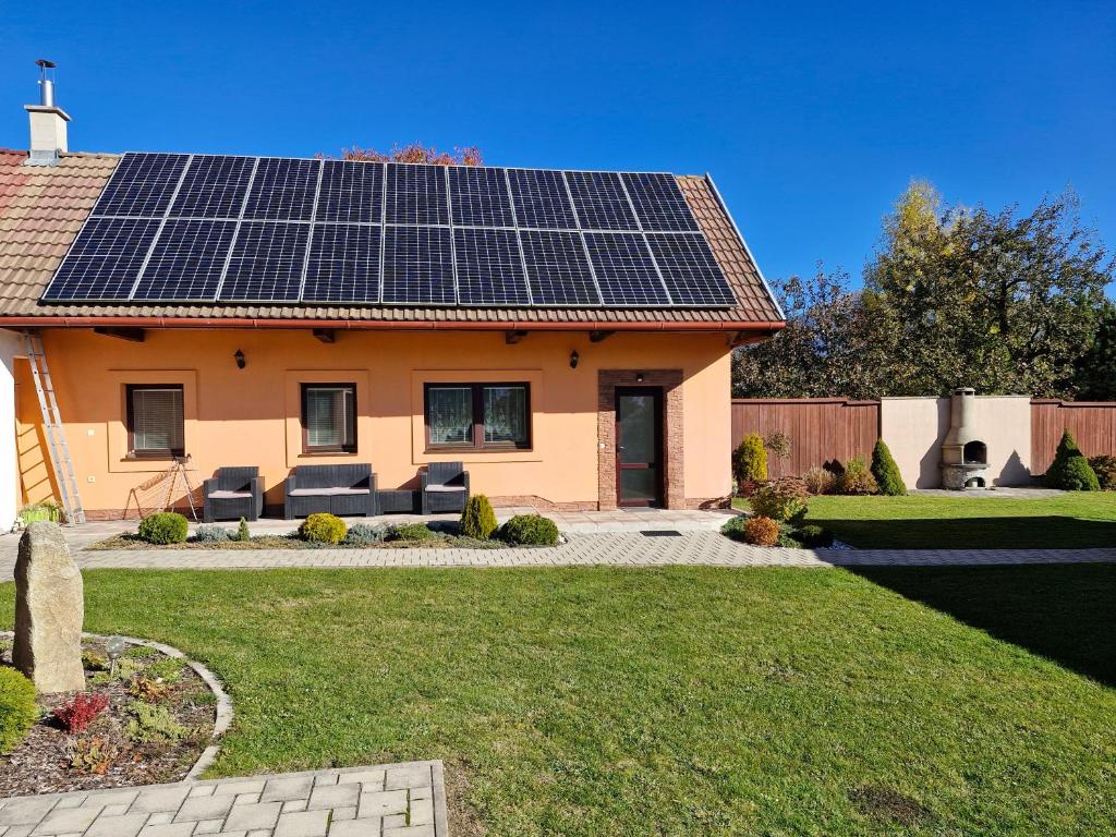 Zahrada ubytování Šarmír Apartmány