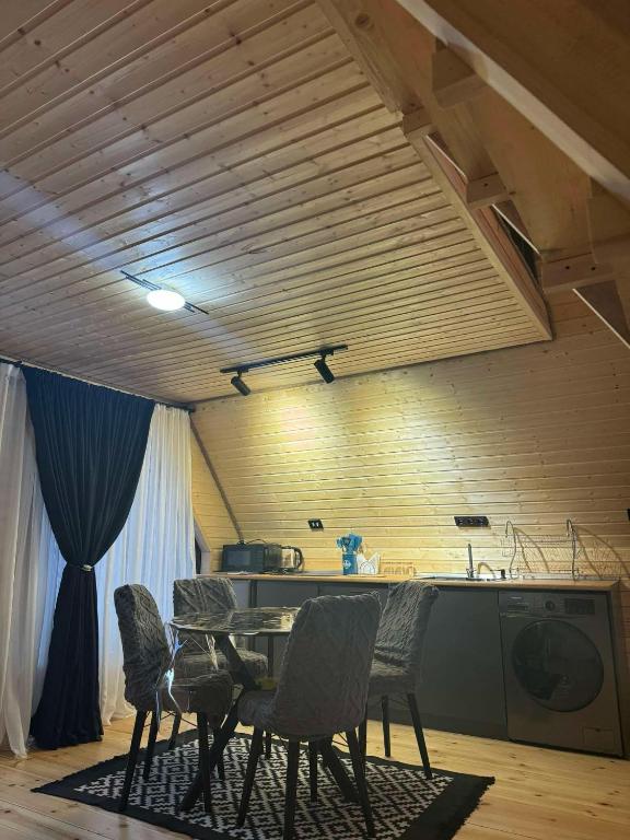 Posezení v ubytování Apex Cottages