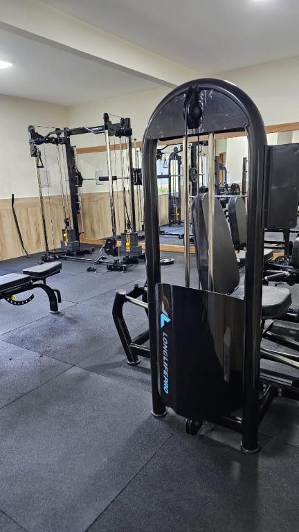 Fitness centrum a/nebo fitness zařízení v ubytování JL Temporadas - Quarto Portobello Park Hotel