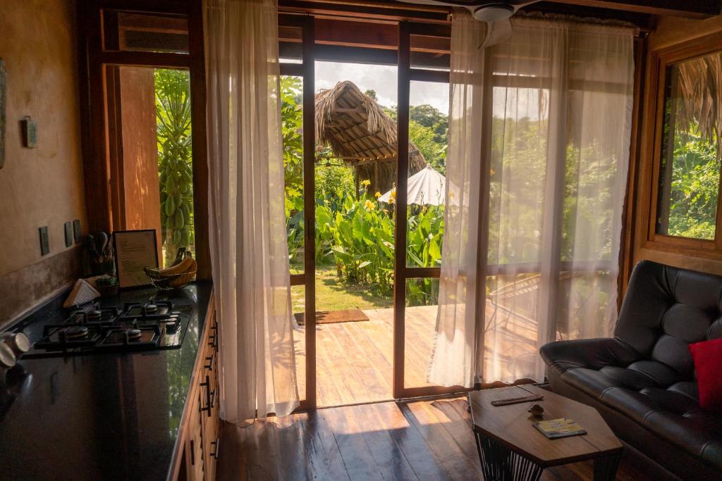 Posezení v ubytování Cabañas con Jacuzzi, Tayrona vía Palomino - Villa Puy