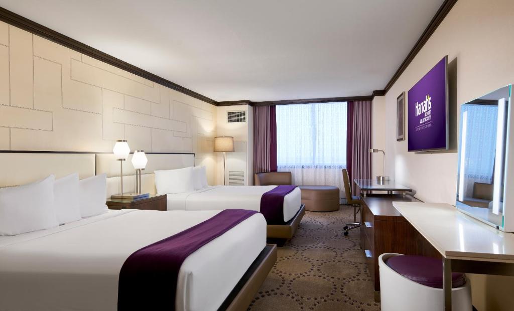 Harrah's Resort Atlantic City Hotel & Casino - Coastal Tower, Luxury, 2 Queens, Non-Smoking