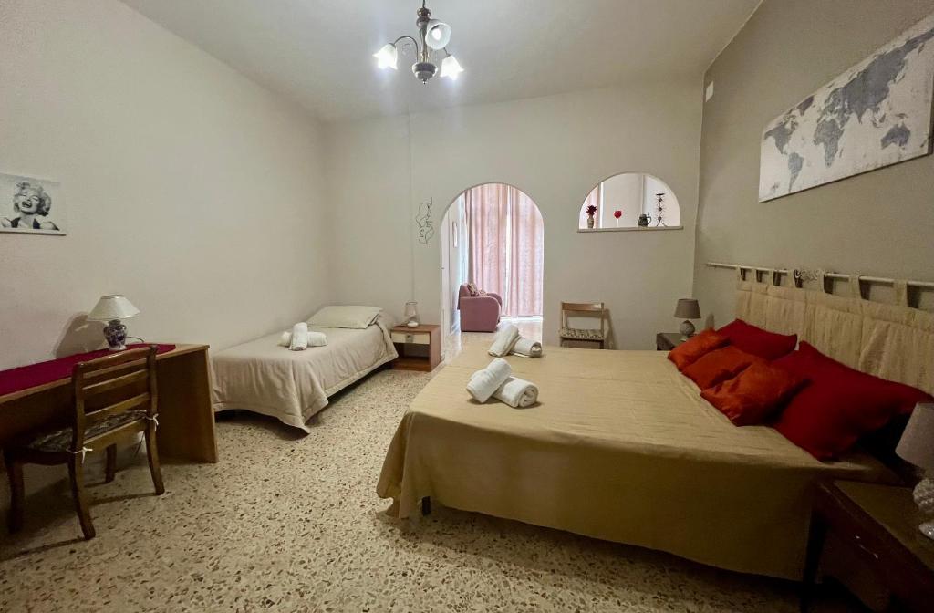 Postel nebo postele na pokoji v ubytování Rua House