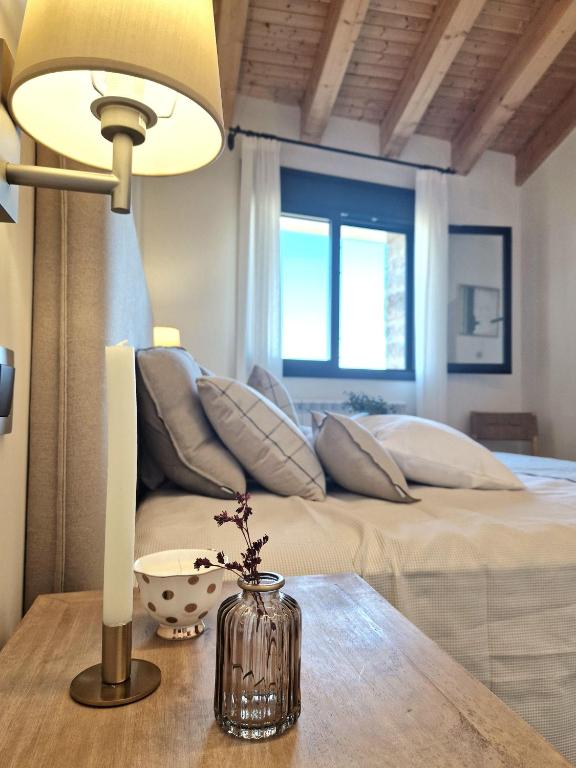 Posezení v ubytování Casa Rural Cal Roseto con jacuzzi
