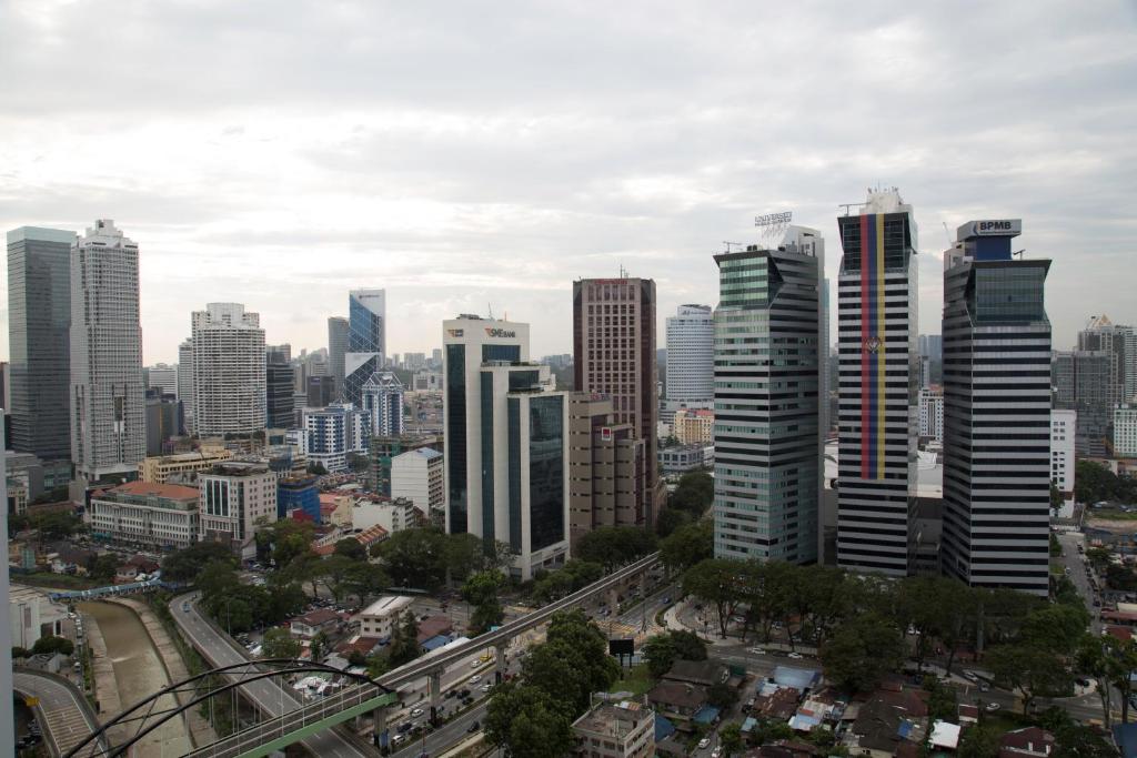 Nespecifikovaný výhled na destinaci Kuala Lumpur nebo výhled na město při pohledu z hotelu