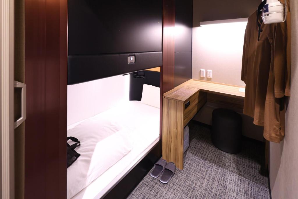 Koupelna v ubytování global cabin Yokohama Chukagai