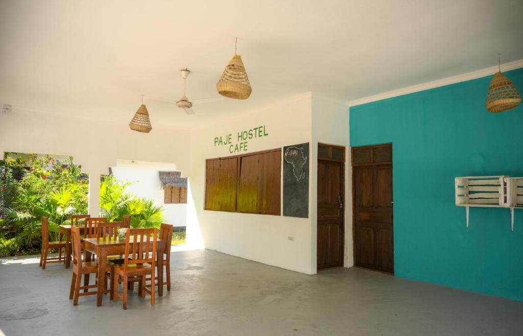 Restaurace v ubytování Paje Hostel