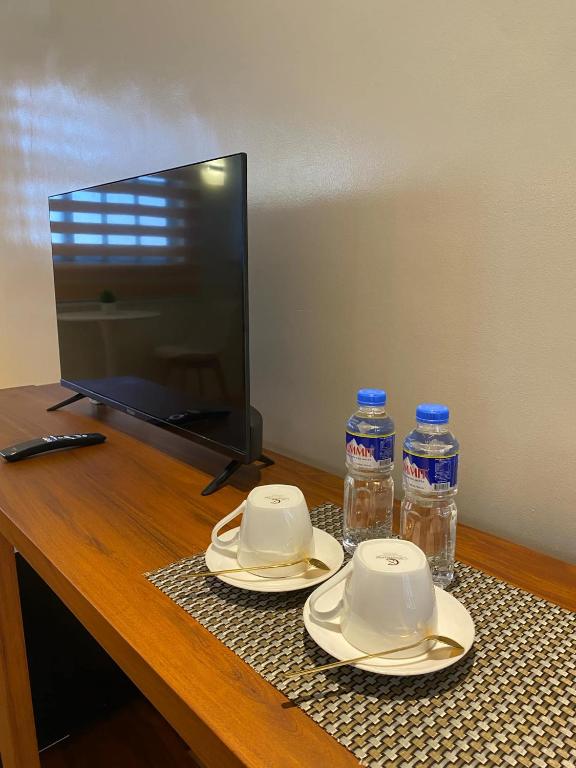 Příslušenství pro přípravu čaje a kávy v ubytování Feliness Resort