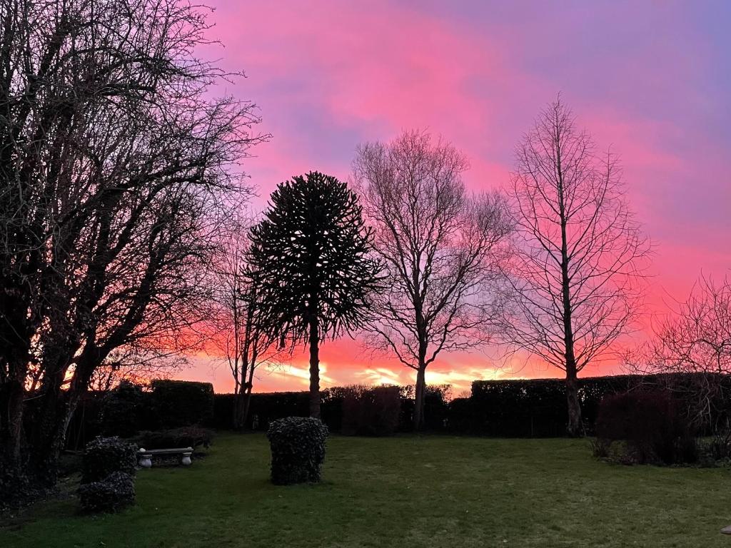 Blick auf den Sonnenuntergang/Sonnenaufgang von des Ferienhauses aus oder aus der Nähe