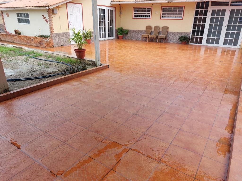 Patio nebo venkovní prostory v ubytování Mi hogar