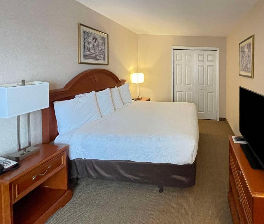 Postel nebo postele na pokoji v ubytování Smart Suites, Ascend Hotel Collection