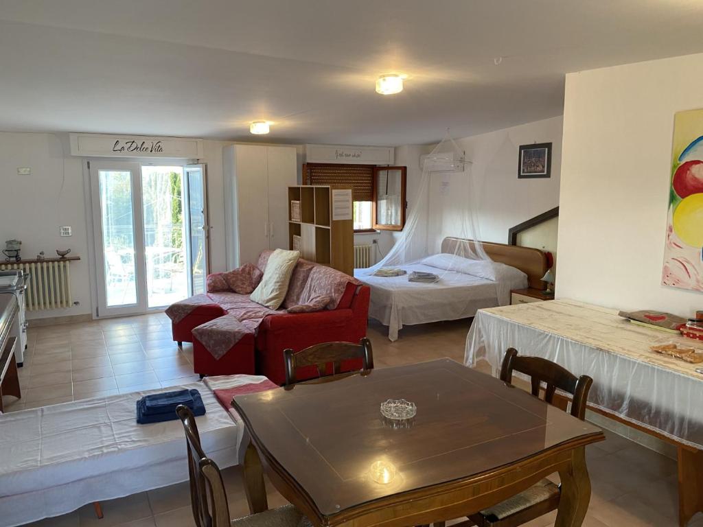 Część wypoczynkowa w obiekcie Casa vacanze Podere Bellavista