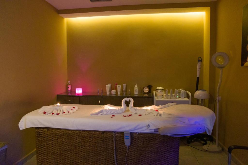 Lázně a/nebo wellness v ubytování El Oumnia Puerto & Spa