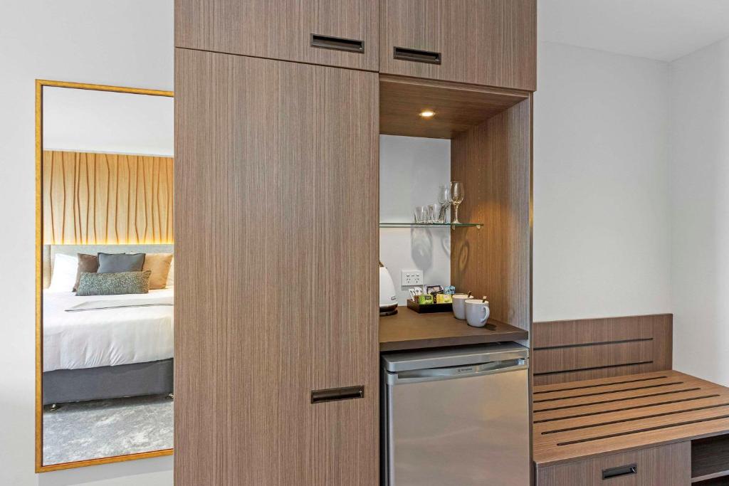 Kuchyň nebo kuchyňský kout v ubytování Hotel Elms Christchurch, Ascend Hotel Collection
