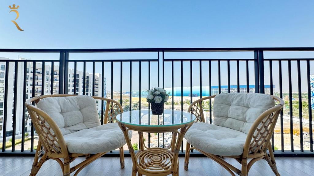 Balkón nebo terasa v ubytování 1BR Waters Edge apt in Yas Island with Private Balcony