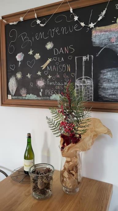 Nápoje v ubytování Gîte La Fontaine des Prés