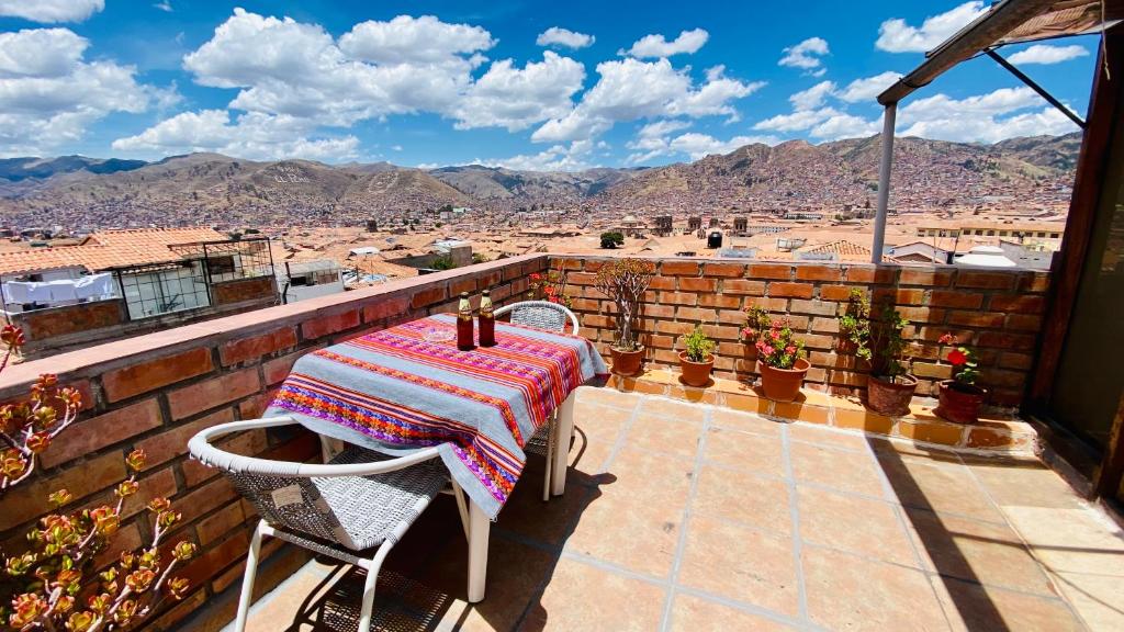 Nespecifikovaný výhled na hory nebo výhled na hory při pohledu z bed and breakfast