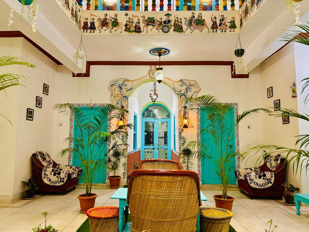 Posezení v ubytování Hotel tulsi palace