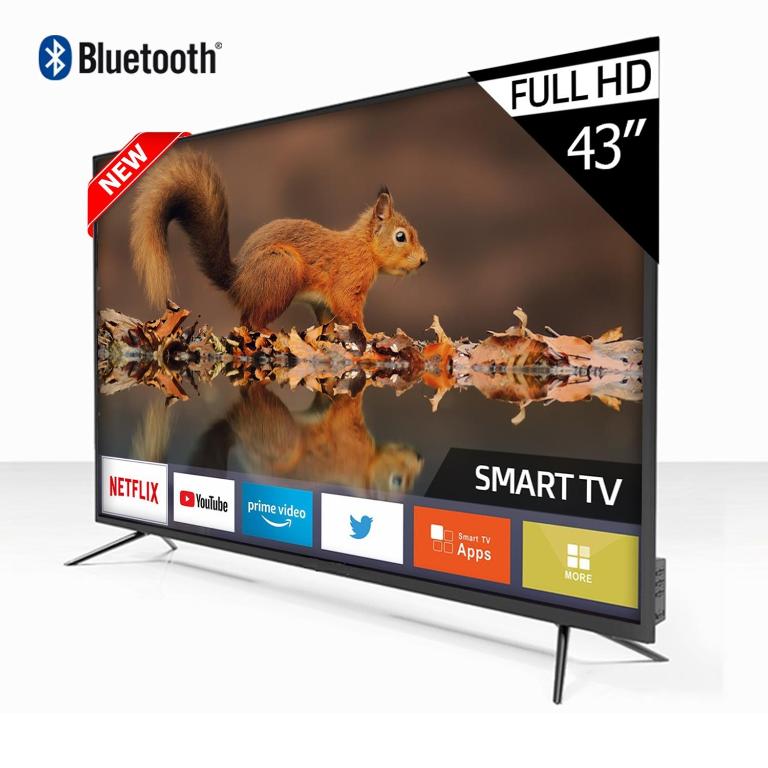 TV a/nebo společenská místnost v ubytování Blue Wave Apartment