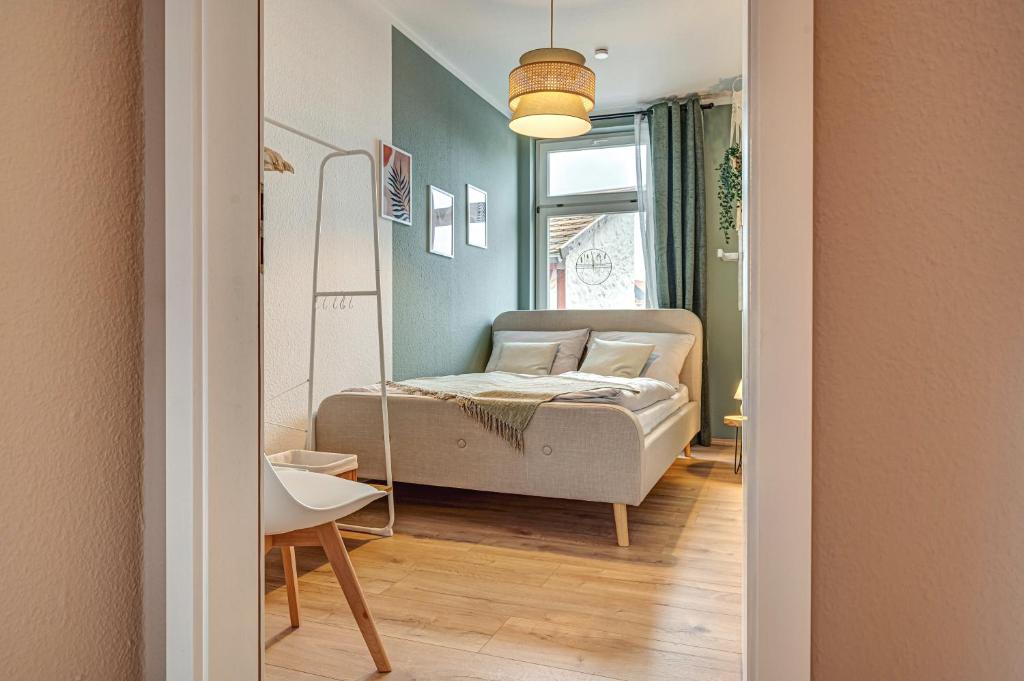 Postel nebo postele na pokoji v ubytování Ferienwohnung Ferdinand