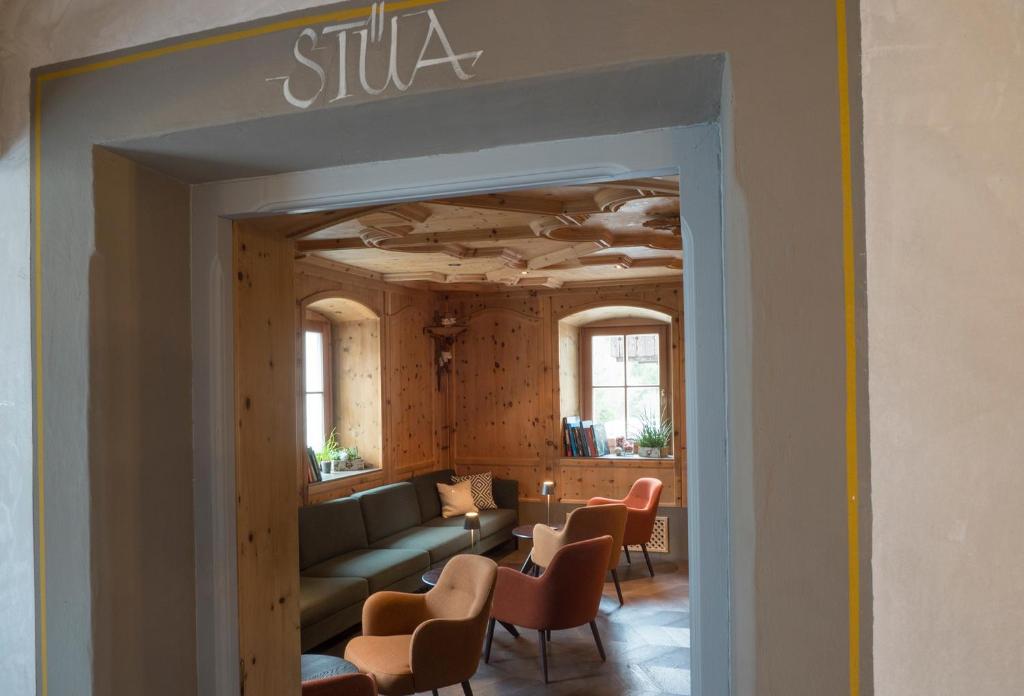 Posezení v ubytování Hotel Ostaria Posta