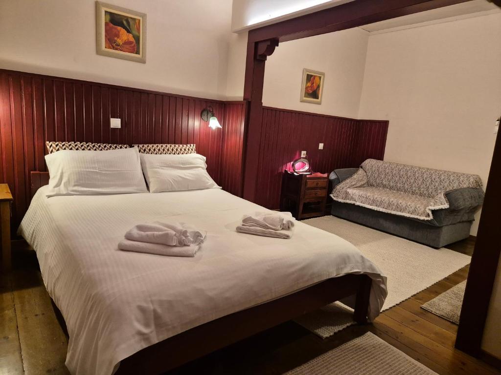 Postel nebo postele na pokoji v ubytování Guesthouse Mavrodimos