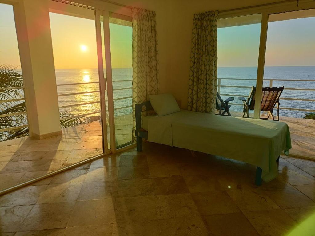 Hotel Luz de Mar ' right on the beach - 海景豪华双人间 - 带阳台