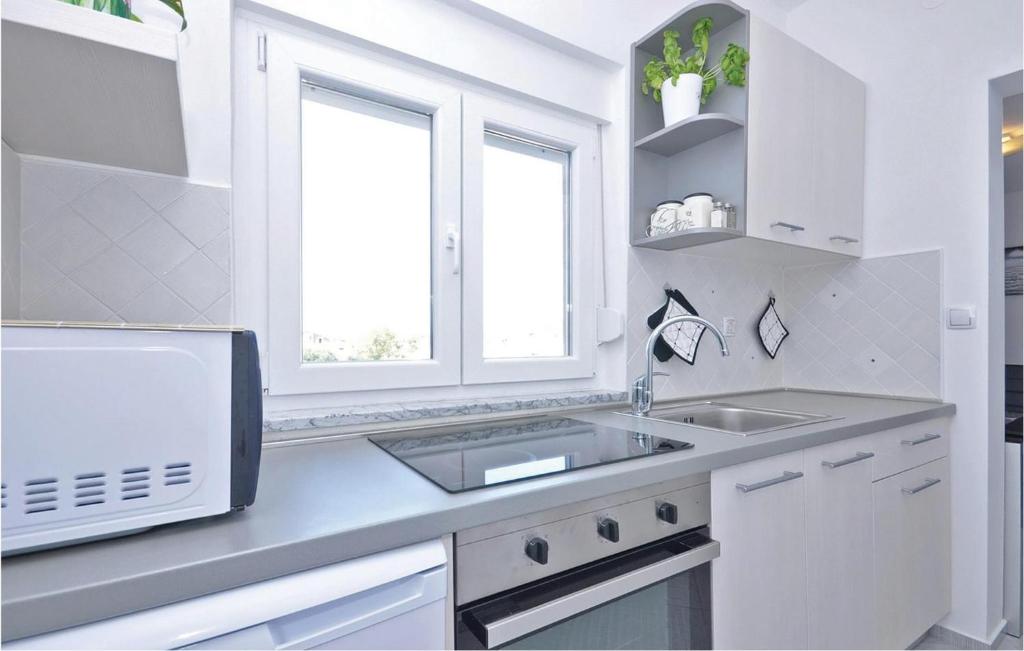 Kuchyňa alebo kuchynka v ubytovaní Apartment Bibinje Tezacki Put Iv
