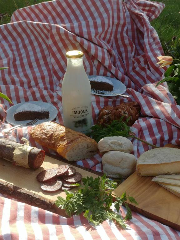Jídlo v luxury tent nebo okolí
