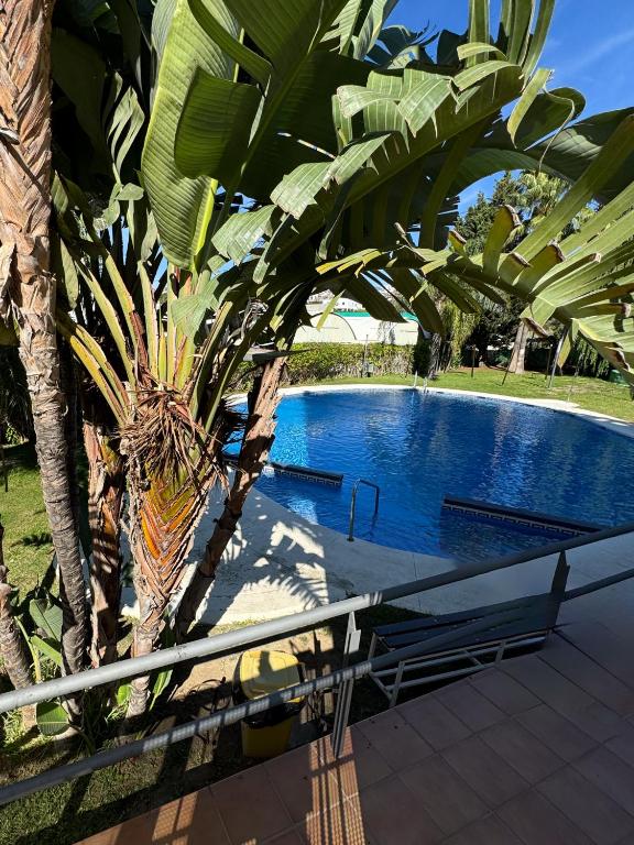 Bazén v ubytovaní Apartamento El Barco 1 linea PLAYA, PARKING, WIFI alebo v jeho blízkosti