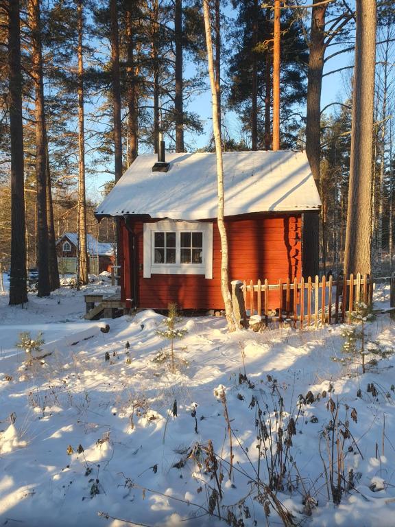 Härbre Åsbacka v zimě