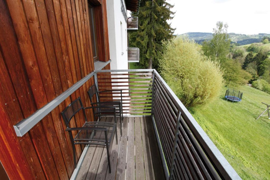 Balkón nebo terasa v ubytování Apartmán Stará škola