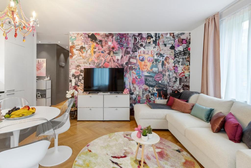 Posezení v ubytování Btqluxtoplocationacfreeparking
