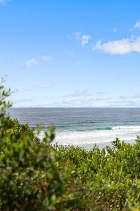 a view of a beach with the ocean in the background at Waterfront and direct beach access with views in Ulladulla