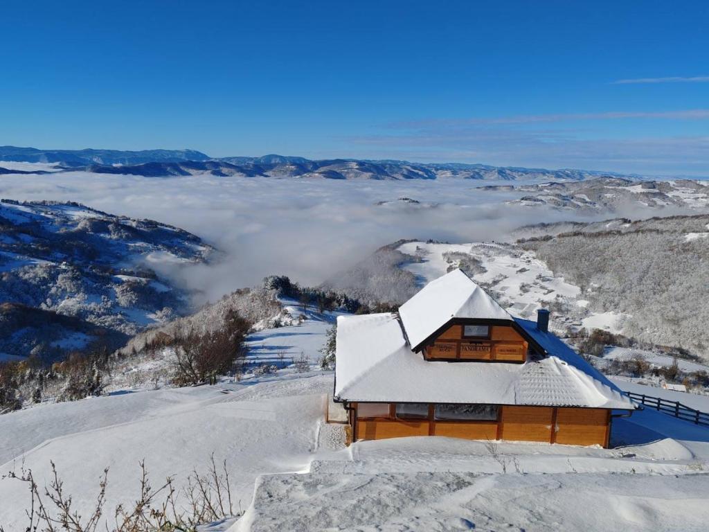 Vikend kuca Panorama v zimě