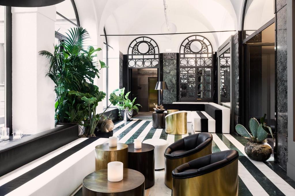Posezení v ubytování Senato Hotel Milano