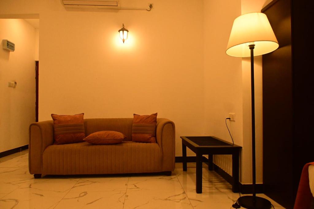 Posezení v ubytování Agbo Hotel