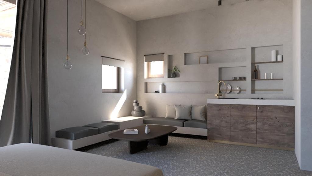 Posezení v ubytování Adama - A Signature Collection by Zalo Spaces - Adults Only
