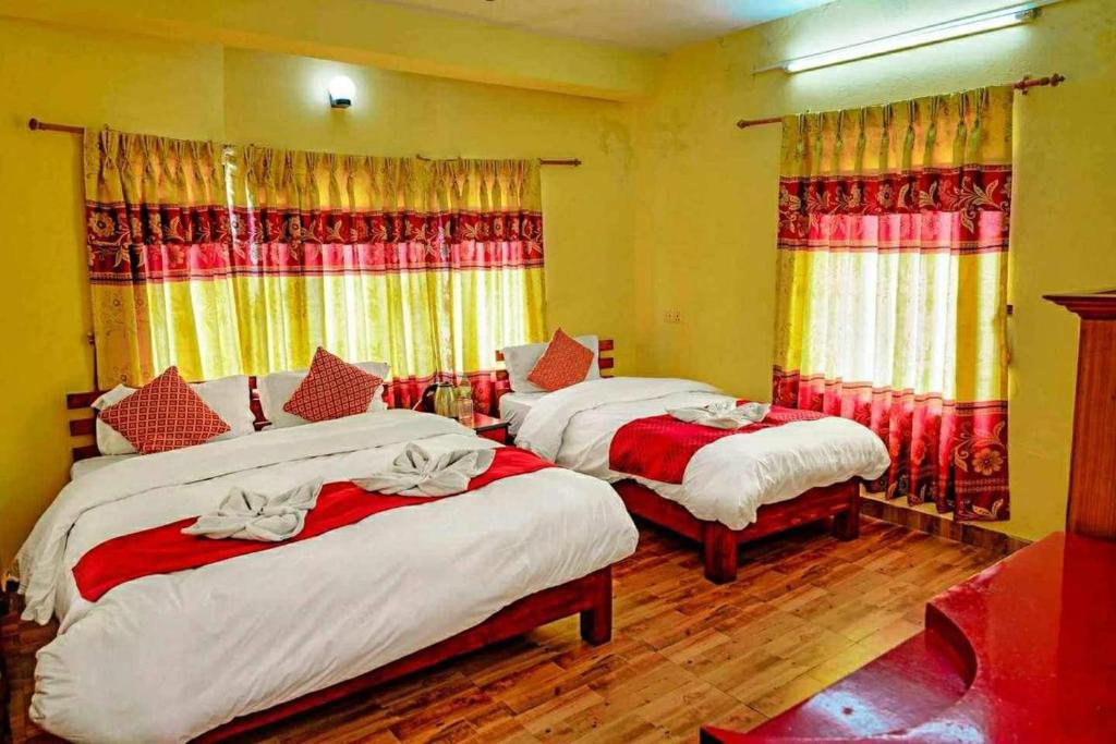 Postel nebo postele na pokoji v ubytování Shanti Cottage Managed By Shanti Guest House Group