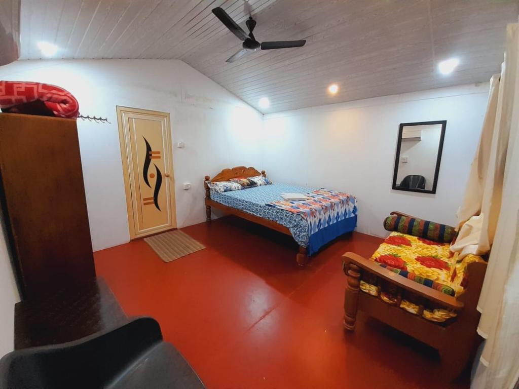 Voodi või voodid majutusasutuse SHIV SAI HUTS toas