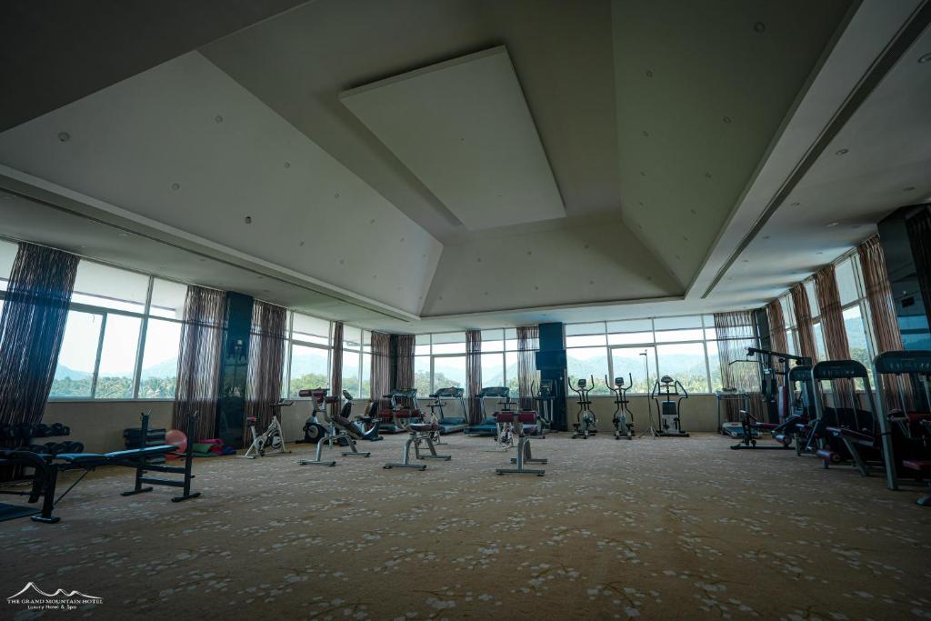 Fitness centrum a/nebo fitness zařízení v ubytování The Grand Mountain Hotel