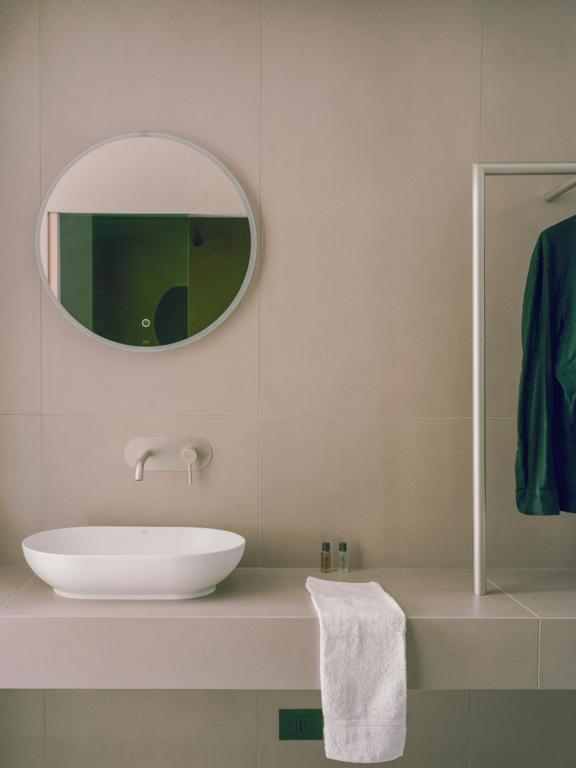 Koupelna v ubytování Santa Lucia Suites