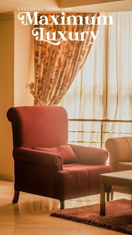 Posezení v ubytování Amwaj Hotel