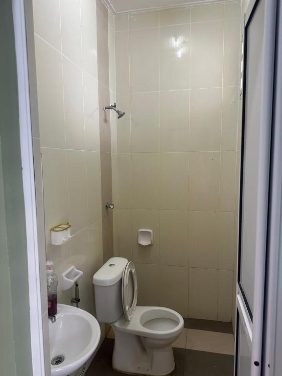 Koupelna v ubytování Ct tiara homestay