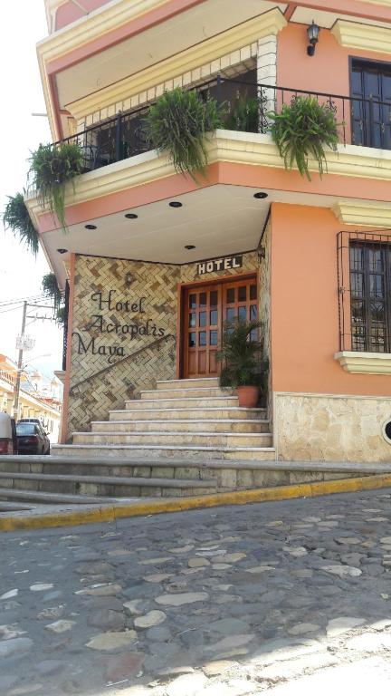 Majutusasutuse Hotel Acropolis Maya fassaad või sissepääs